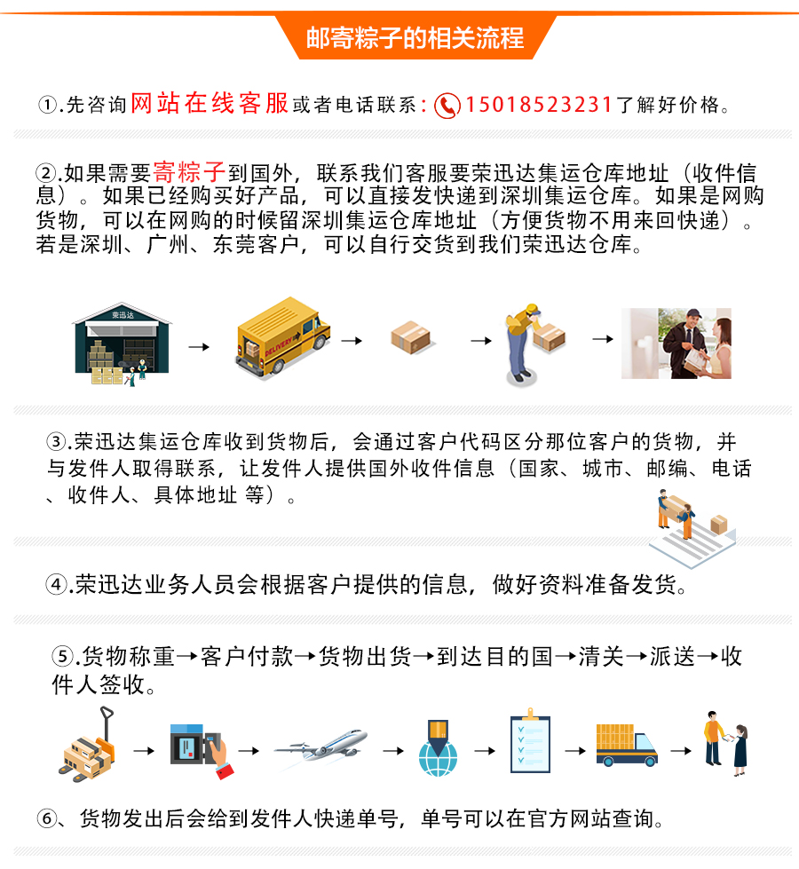 寄粽子国际快递